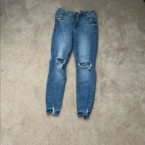 old navy dark blue jeans